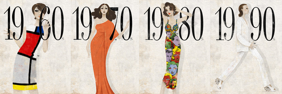 Histoire de la mode : les styles des années 60 aux années 90