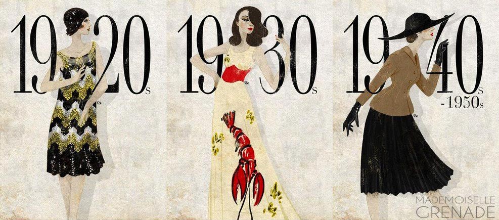 Histoire de la mode : les styles des années 20 aux années 50