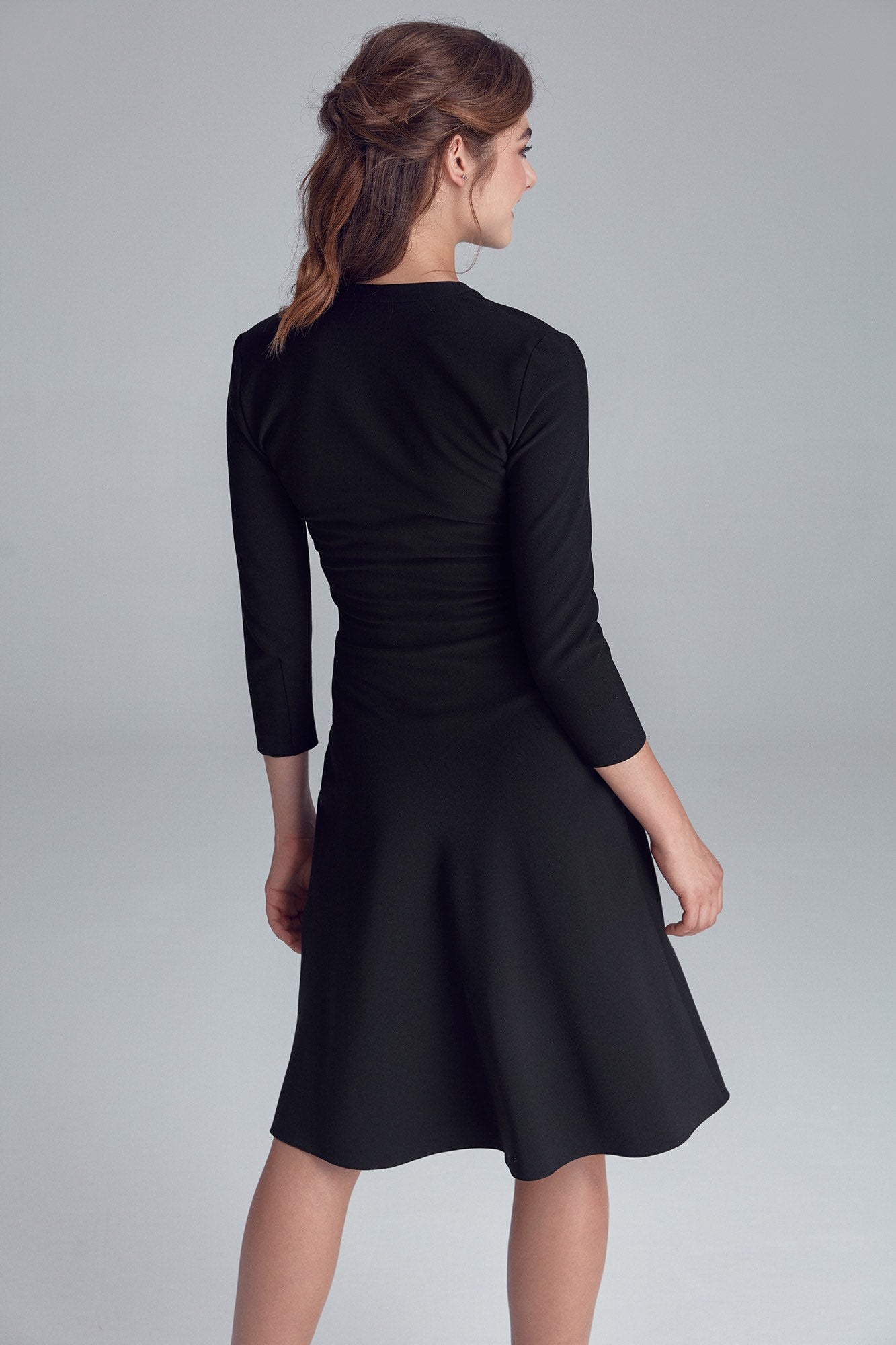 Robe noire casual pour un Look Féminin