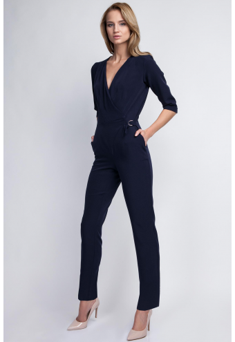 Combinaison bleu marine femme, très chic et élégante